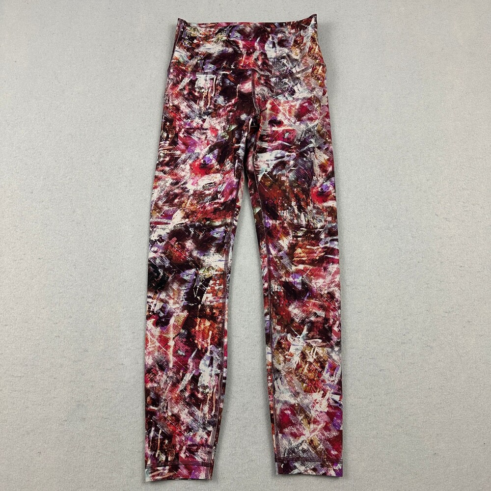 Lululemon Pants Women 6 Purple Urbantricity Wunder Train High Rise Tight Yoga